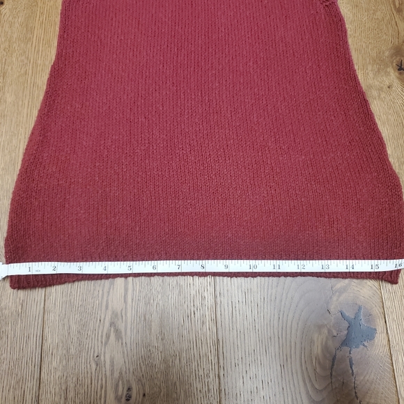 Maeve Maroon Sleeveless Knitted Sweater Tank Top - Picture 9 of 14